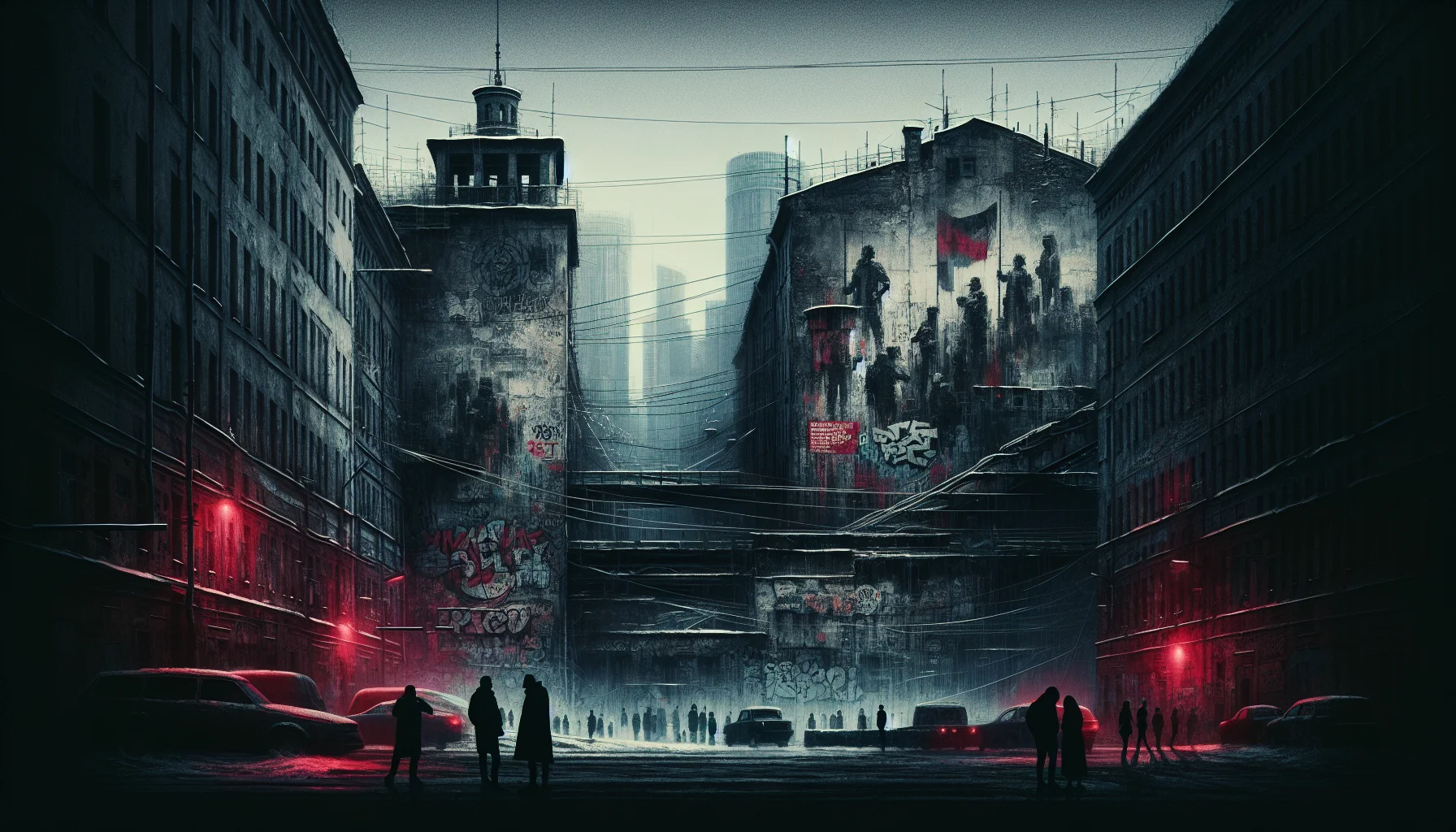 Scène de performance artistique dans le Moscou des années 1990