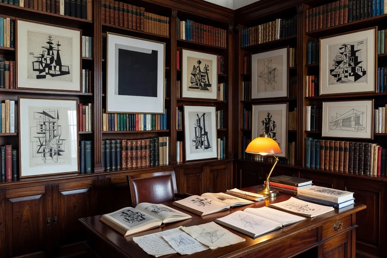 Bibliothèque d'historienne de l'art, ouvrages sur l'avant-garde russe et l'actionnisme moscovite
