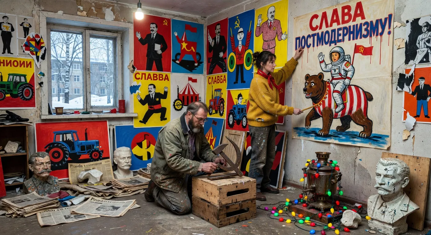Blue Noses collectif russe — Vyacheslav Mizin et Alexander Shaburov, art subversif