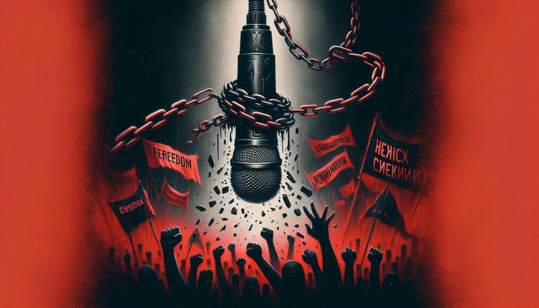 Scène de concert de musique contestataire russe contemporaine