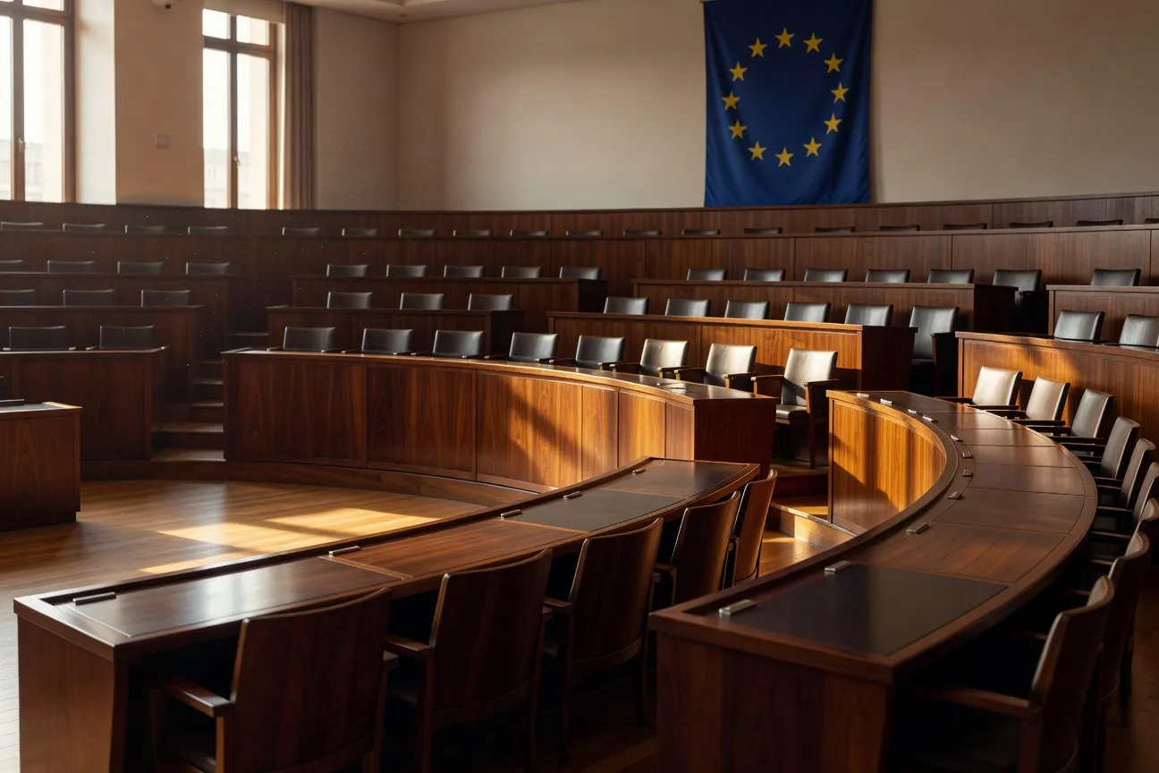 Salle d'audience de la Cour européenne des droits de l'homme à Strasbourg