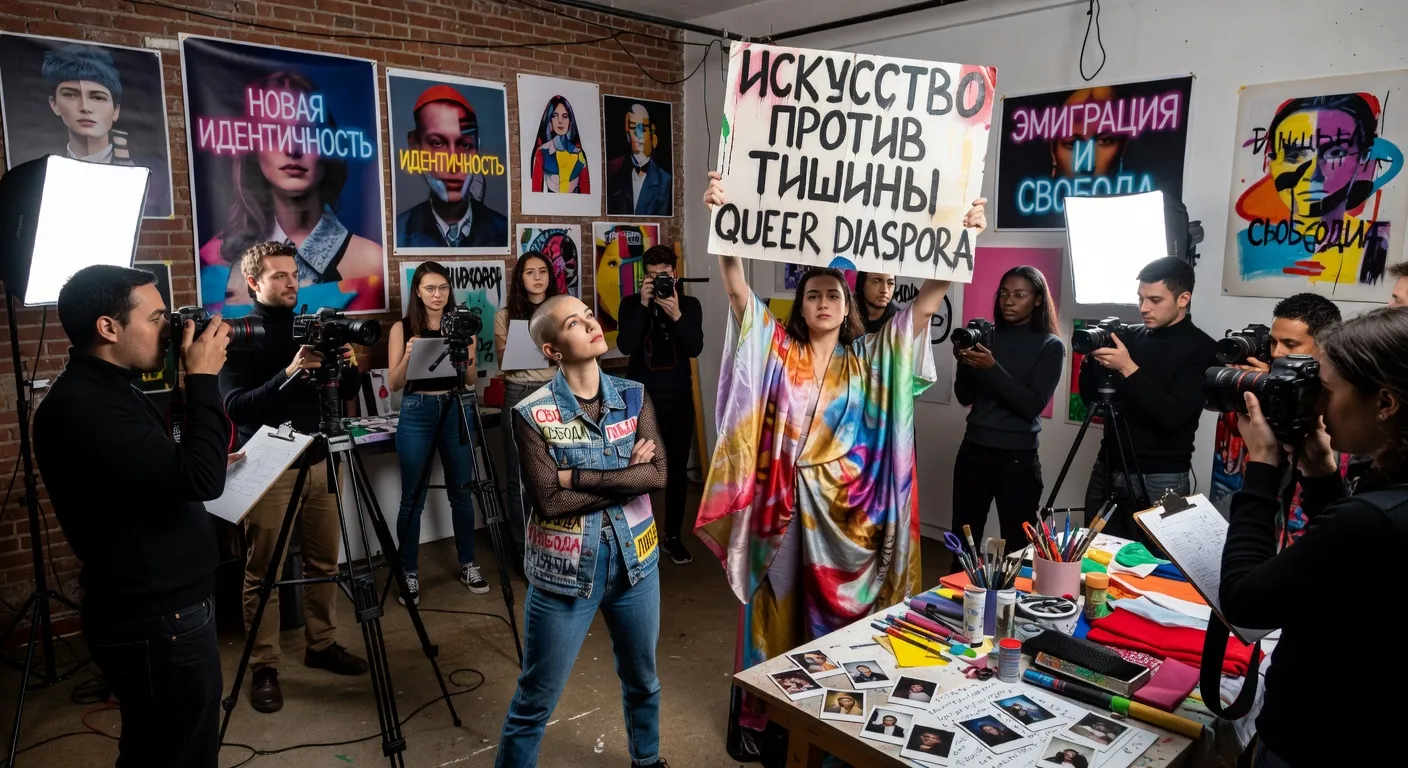 Communauté artistique russe LGBTQ+ en exil — Berlin, New York, diaspora post-2022